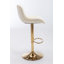 Tabourets de bar réglables avec repose-pieds chromé et levage mécanique-366954879