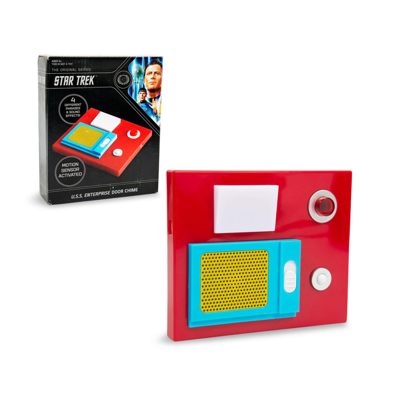 Star Trek Red and Blue Wireless Electronic Door Chime