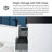 36'' Wall-Mounted Single Bathroom Vanity With Integrated Black Resin Sink-230524610