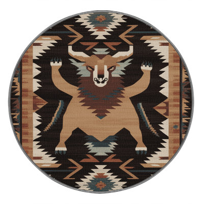 Tapis lavable Chupacabra Southwestern