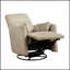 Fauteuil inclinable et pivotant moderne avec revêtement en microfibre, confort moelleux et coussins assortis pour le salon-1478499932