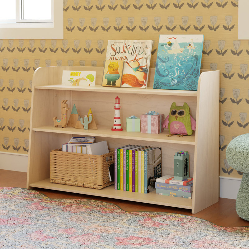 Melo Montessori-Inspired Bookcase, Washed Natural