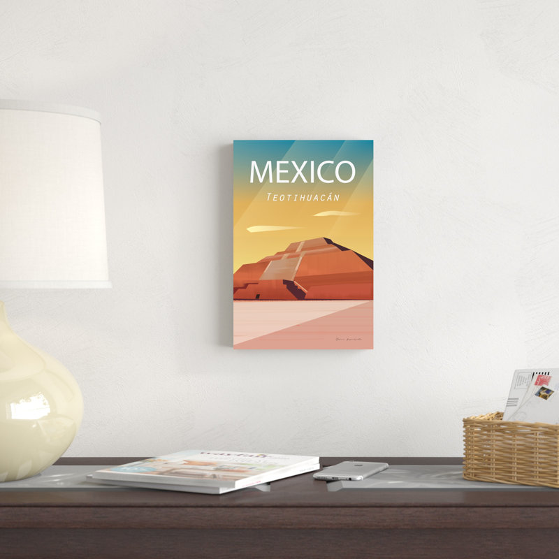 "Mexico" par Omar Escalante, impression sur toile tendue, H 12 po x l 8 po x P 1,25 po