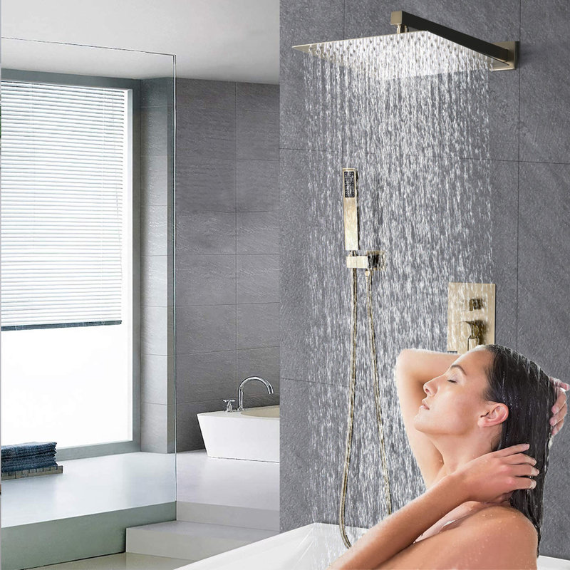 Système de douche complet avec valve brute