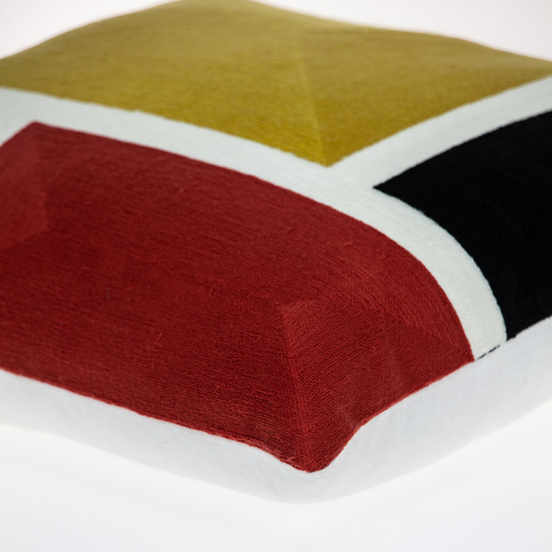 Parkland Collection Kenzo Yellow Throw Pillow