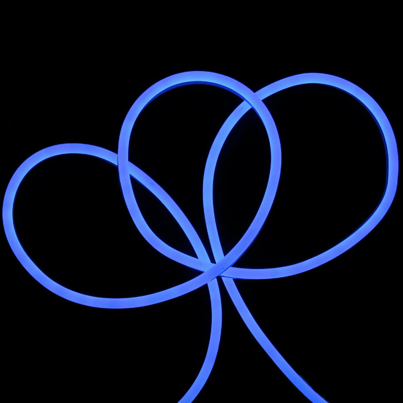Guirlande de Noël néon flexible, Bleu, 216"