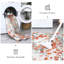 Tapis moderne et coloré abstrait, tapis lavable pour chambre à coucher et salon-131238648-131238650