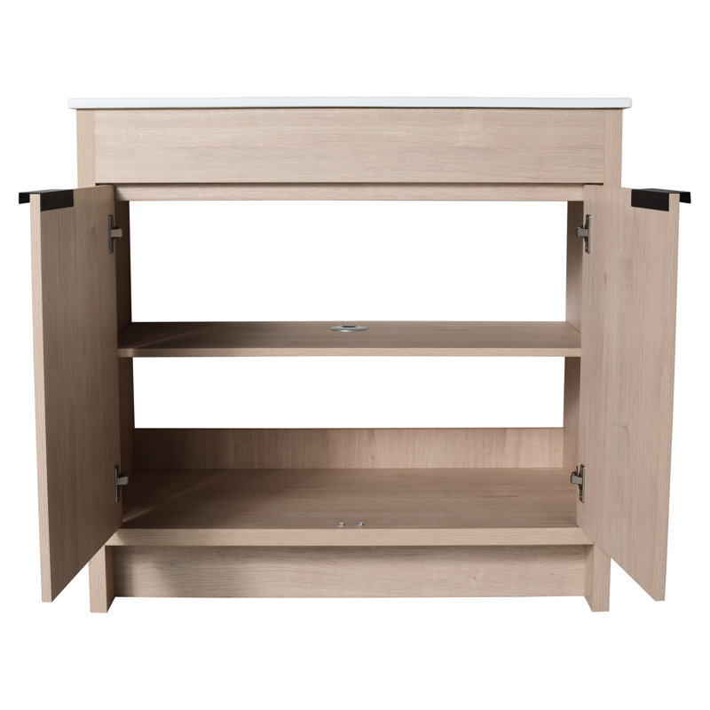 Meuble-lavabo sur pied 36 po Modern