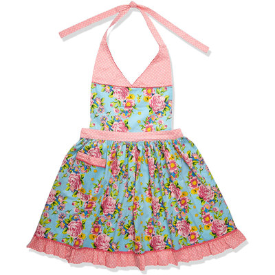Floral Cotton Bib Apron