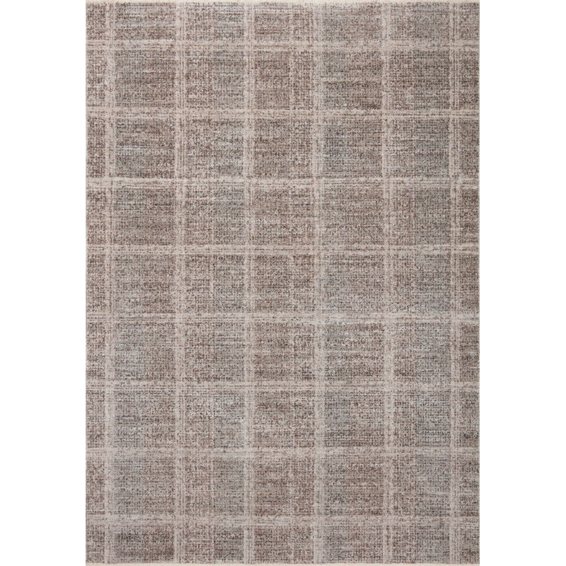 Angela Rose x Loloi Ember Fog / Dove Area Rug, Rectangle 9'6" x 13'1"