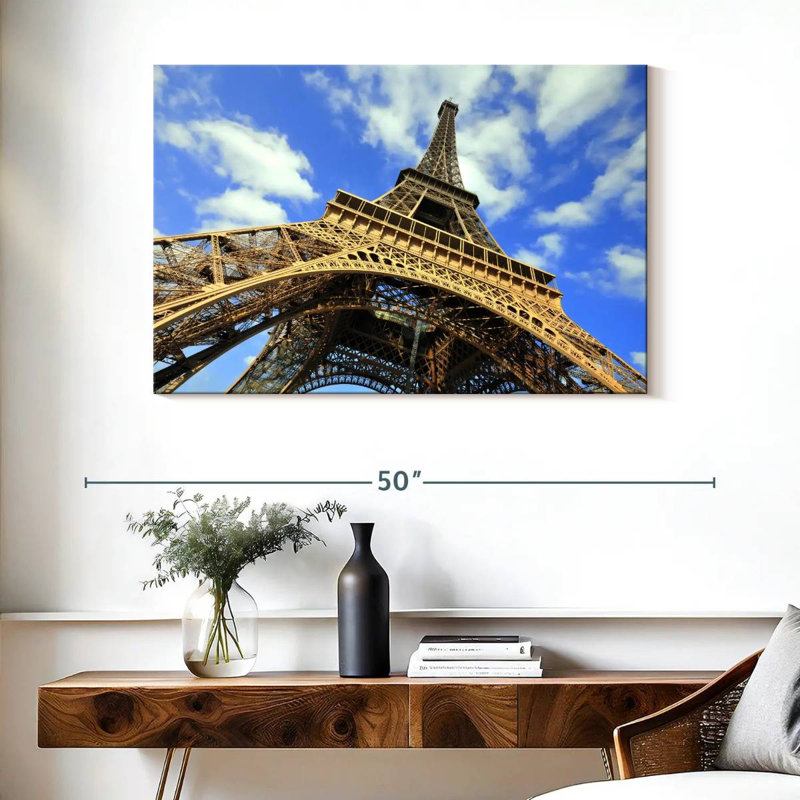 Lilie Towering Eiffel Tower Paris, 26" H x 39" W
