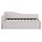 Twin Size Upholstered L-Shaped Upholstered Daybed With Pop Up Trundle, Beige-560120918