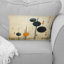 Colorful Mid Century Minimalist Oasis IV - Minimalism Printed Throw Pillow