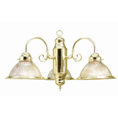 Lustre classique / traditionnel à 3 lumières Haelly