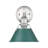 Orwell 1-Light Bath Vanity in Aged Brass with Pine Green-574713697