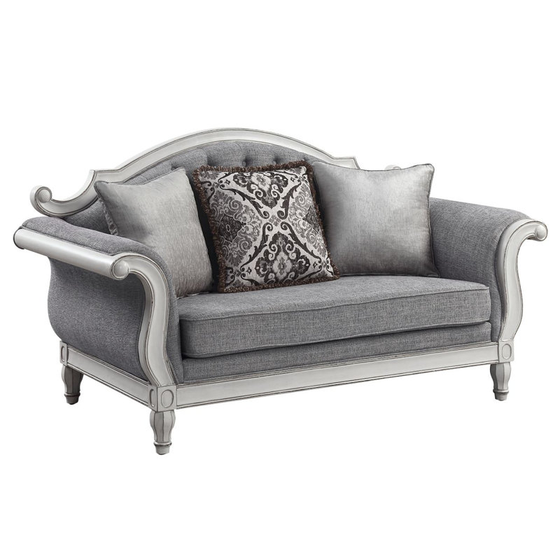Causeuse moderne avec 3 coussins Florian