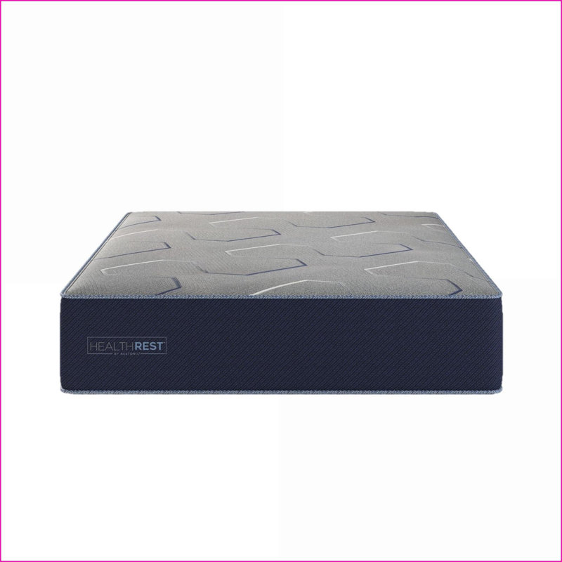 Matelas rafraîchissant pleine grandeur Restonic HealthRest PolarBreeze - TempaGel Gen II mousse et amp; Rouleaux enroulés, Lux Lux