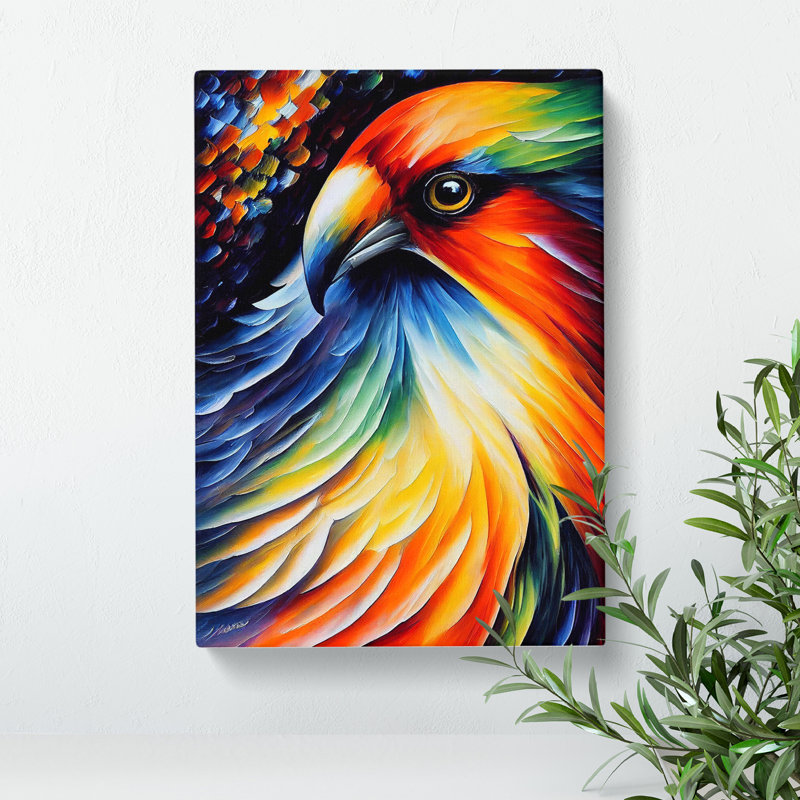 Portrait Of A Bird No.2 - Wrapped Canvas Print, 60cm H x 40cm W x 3cm D