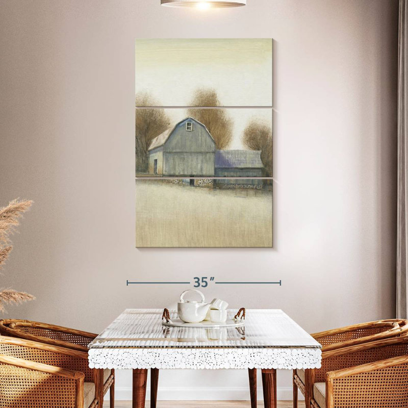 Lilie Barn Side I, 50" H x 32" W