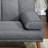 Polyfiber 2Pc Sectional Sofa Set Living Room Furniture Solid Wood Legs Plush Couch Adjustable Sofa Chaise (Sectional)-1322686453