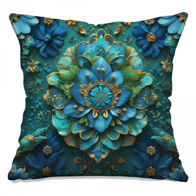 Coussins Intricate Floral Arrangement