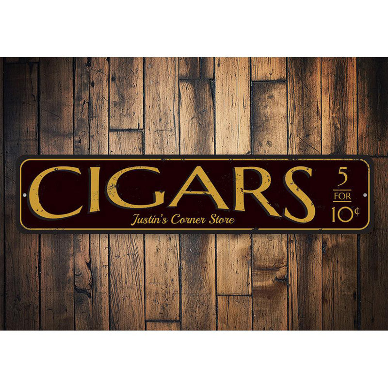 Plaque de coin en métal, H 6 po x l 24 po x P 0,06 po