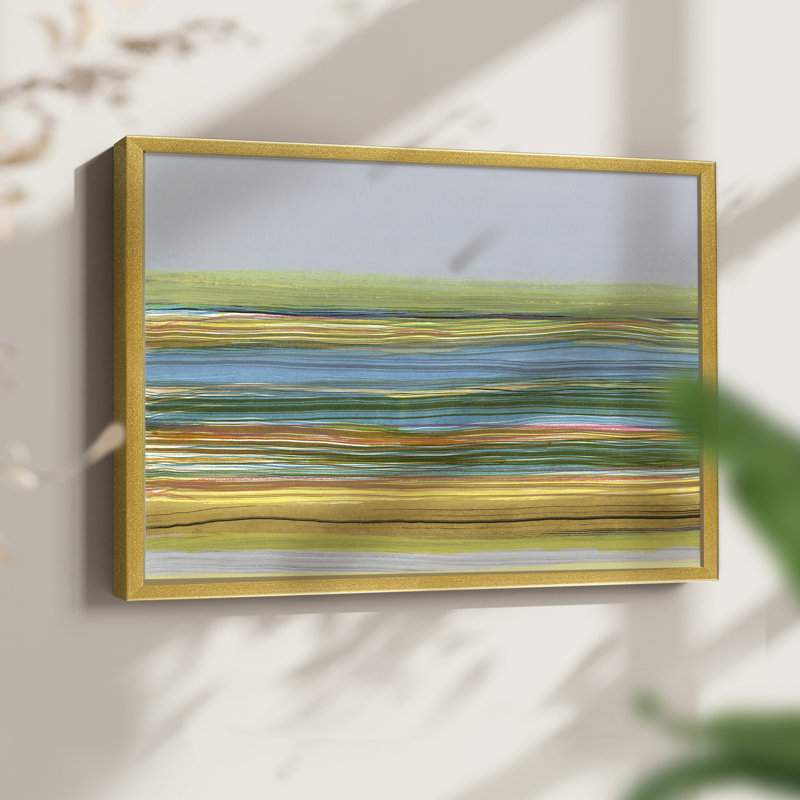 Parallel Striae II -Framed Print - Restickable, 8" H x 10" W