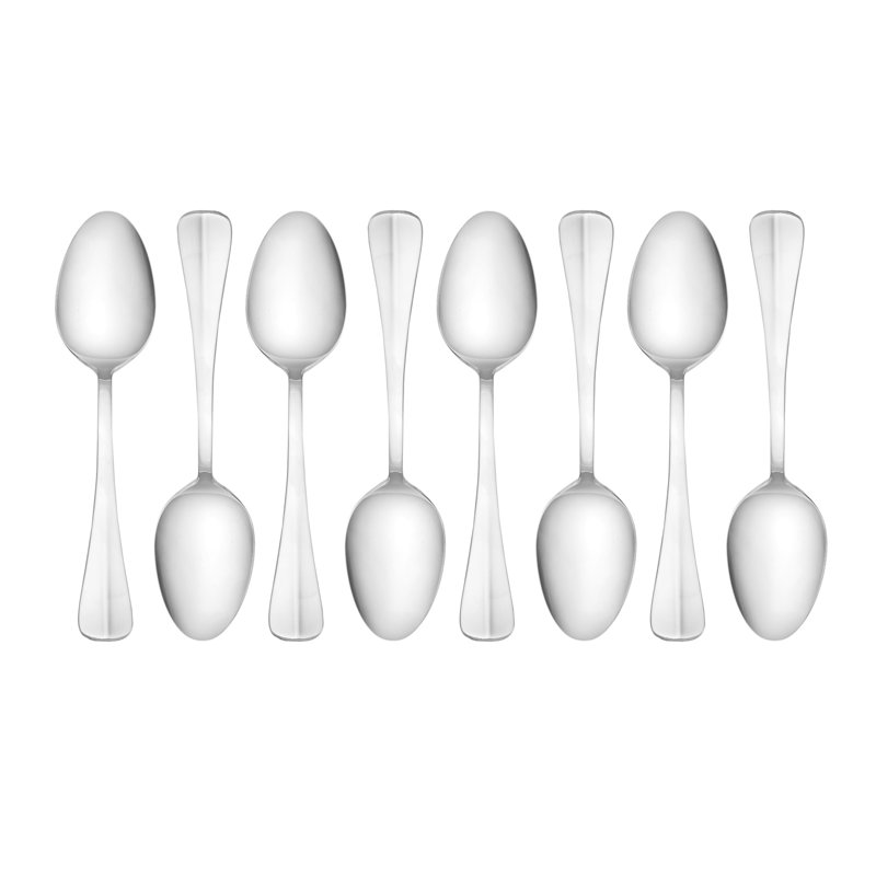 Pfaltzgraff Everyday Simplicity 53-Piece Stainless Steel Flatware Set, Service for 8