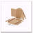 Solid Wood Folding Adirondack Chair Set of 2, Weather-Resistant Outdoor Lounge with Foldable Design-883122608