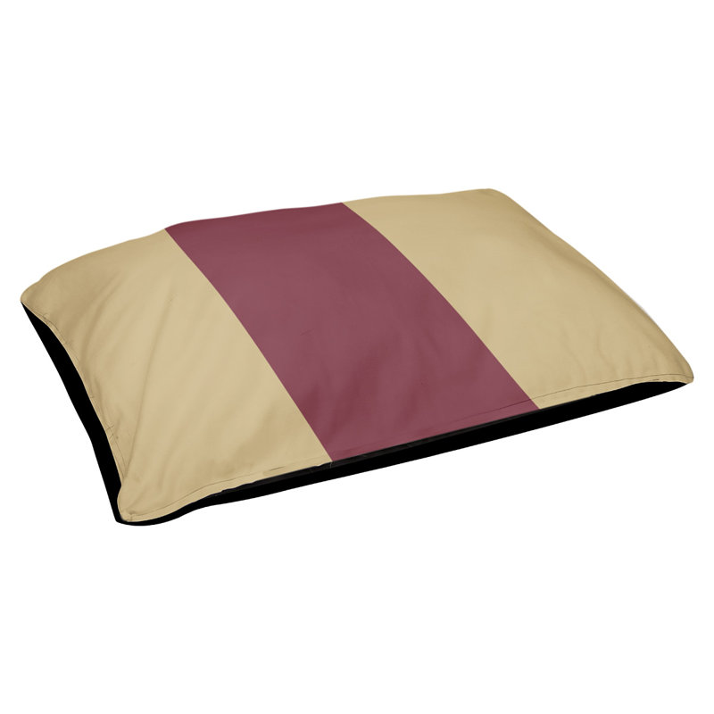 Coussin d'extérieur pour chien Florida Tribe, Moyen (l 28 po x P 18 po x H 6 po), Doré / grenat / doré