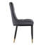 Chaise Parsons rembourrée et revêtue de velours-1346321218