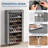 10-Tier Shoe Rack with Dustproof Cover, Tall Free-Standing Shoe Organizer for Closet & Entryway, Large Capacity Storage Holds 40–50 Pairs, Space-Saving Shoe Shelf with Side Pockets
