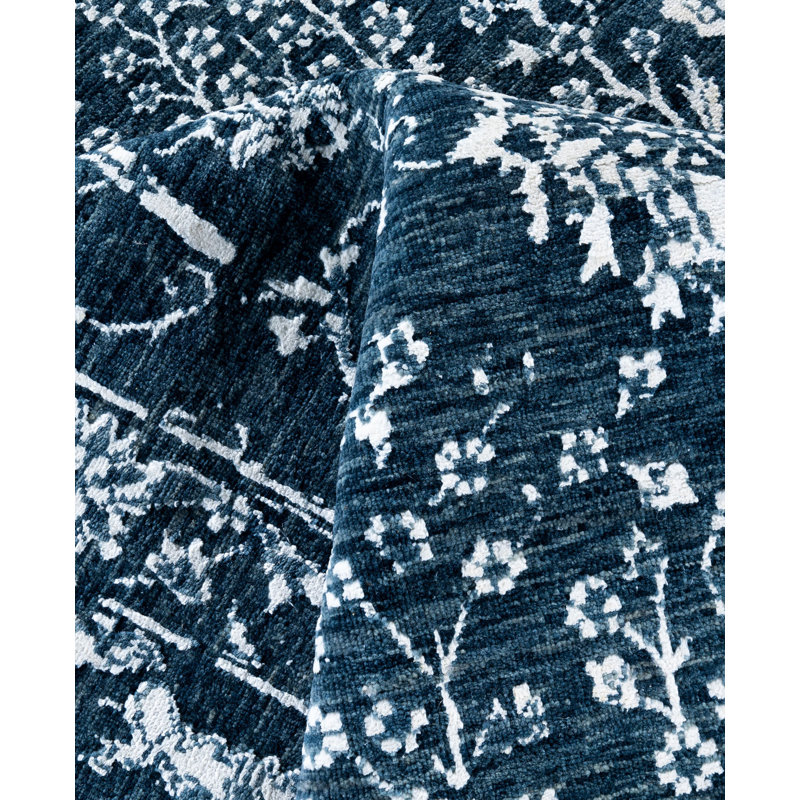 Overdyed One-of-a-Kind 8' 2" X 10' 1" Hand Knotted Area Rug