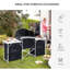 Table de cuisine pliante en aluminium pour le camping Outsunny