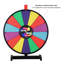  Carnaval de table WinSpin 18 po à roulettes effaçables à sec couleur 14 pièces Fortune