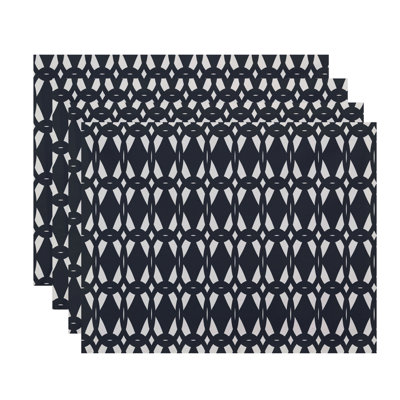 Polyester Geometric Rectangle Placemat