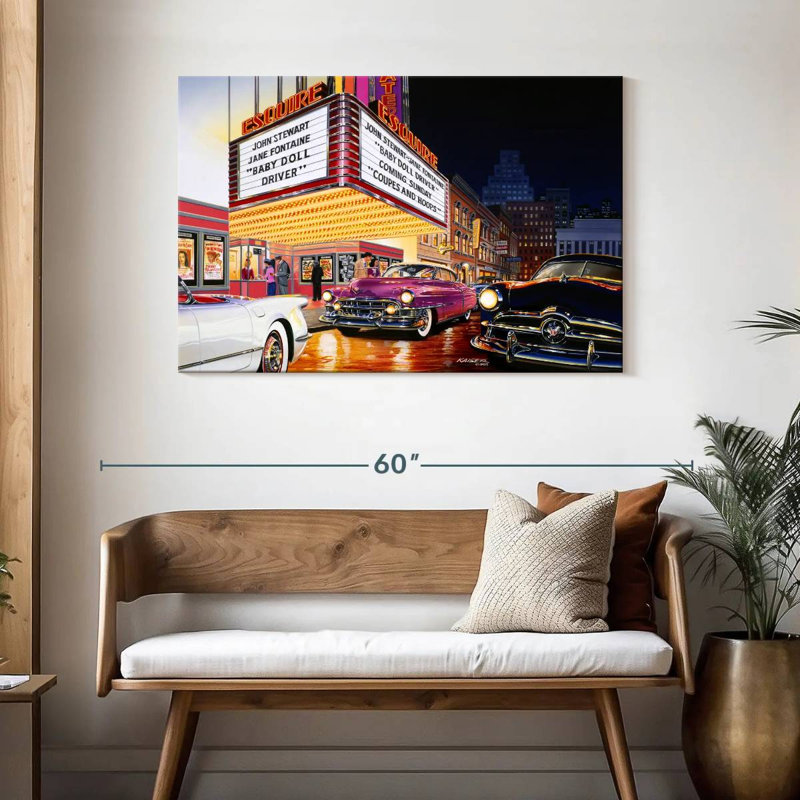 Mehar Esquire Theatre, 30" H x 45" W
