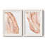 «Rose Quartz I», reproduction encadrée de qualité supérieure - prête à être accrochée-380526436-380526459