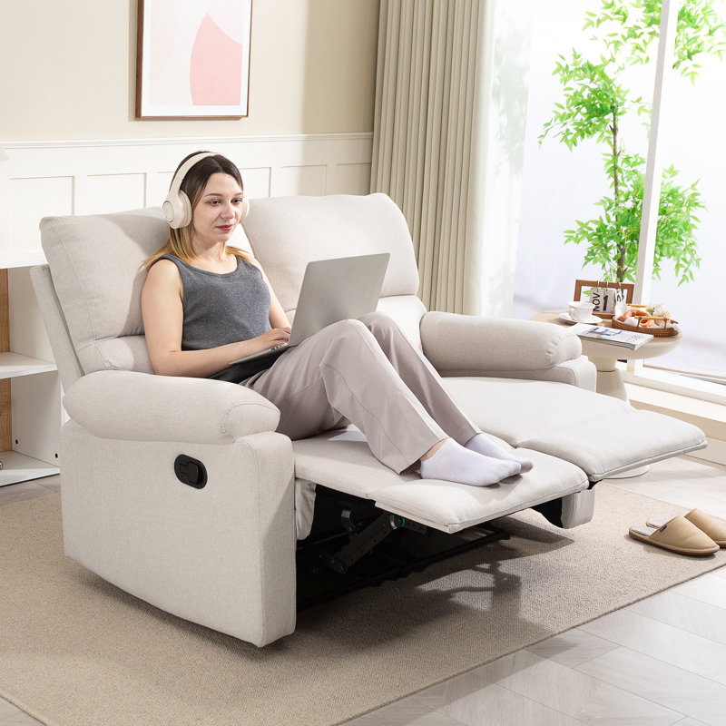 Fauteuil inclinable 2 places avec repose-pieds Loveseat