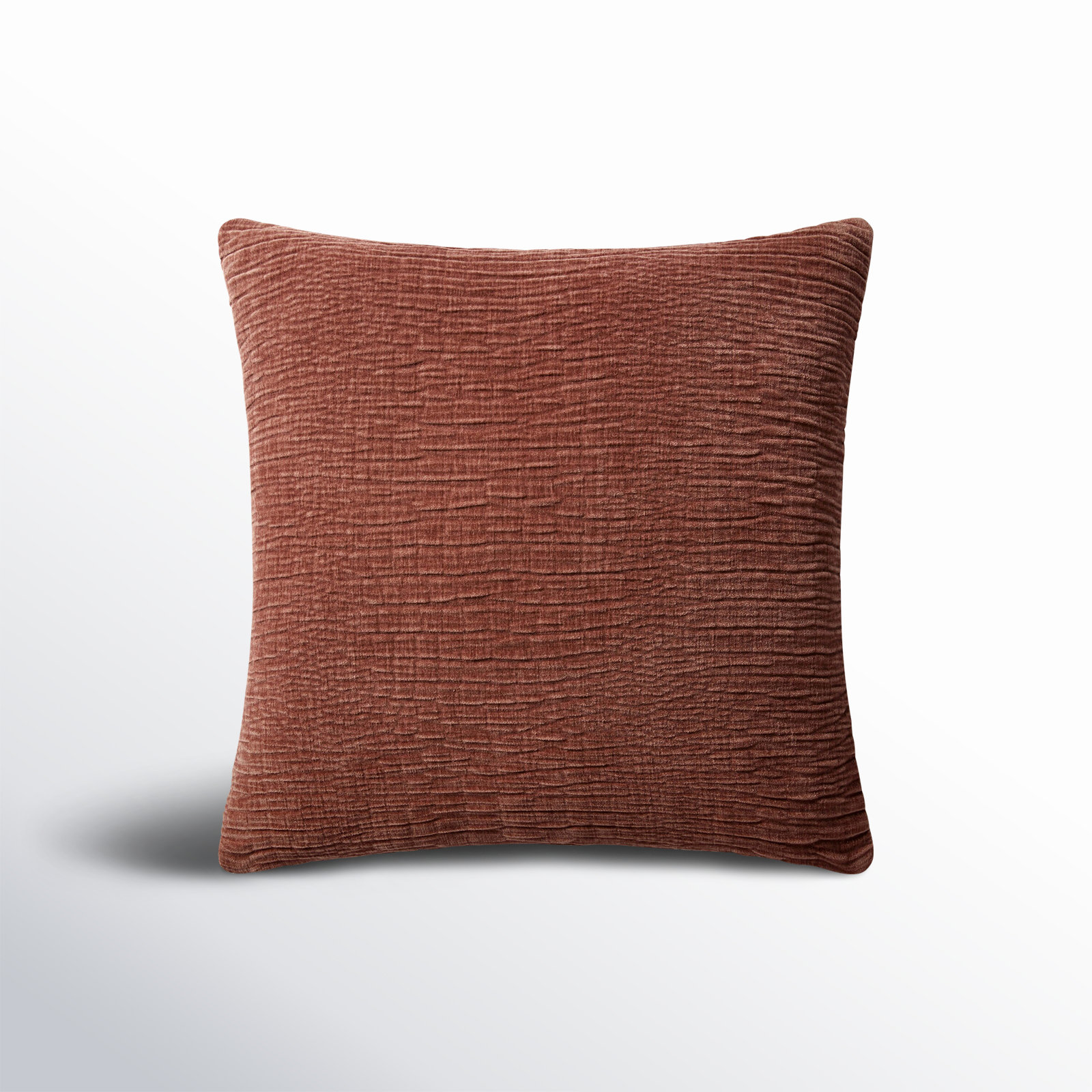 Edan Throw Pillow, Copper, Polyester/Polyfill, 22"H x 22"W
