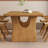 Kaselyn Modern simple solid wood dining table-1284168200