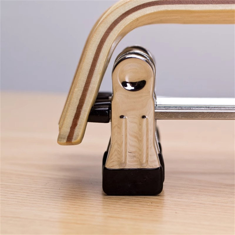 Cintre pour pantalons en bois massif avec pince, 20