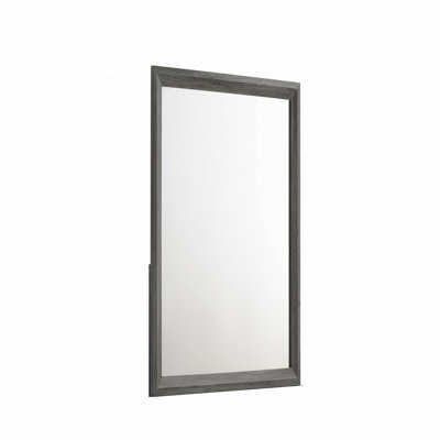 Miroir d'appoint moderne avec cadre en bois