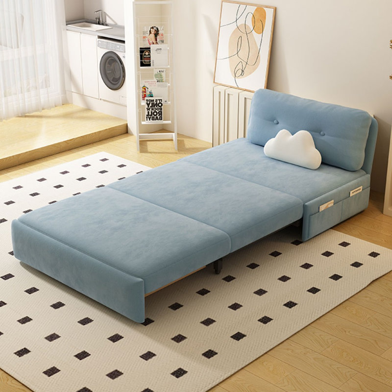 Canapé-lit modulaire en velours 43,31 po, 43.31"W*32.28"D*33.86"H
