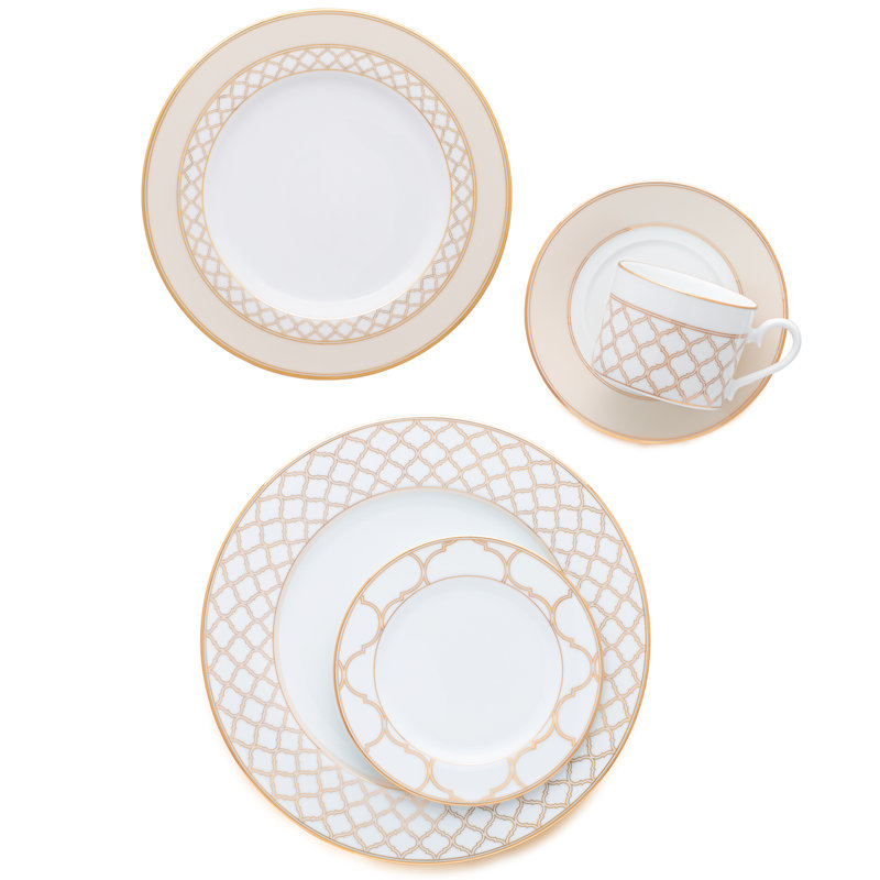 Noritake Eternal Palace 5-Piece Place Setting, Service for 1, Gold