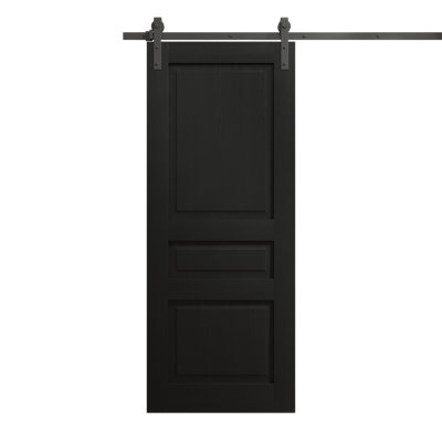 Porte de grange moderne | Ego 5012 | Ensemble de quincaillerie lourde pour rails | Portes intérieures solides