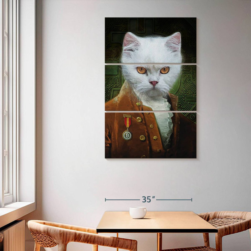 Ketti Cat In Clothes, 65" H x 42" W