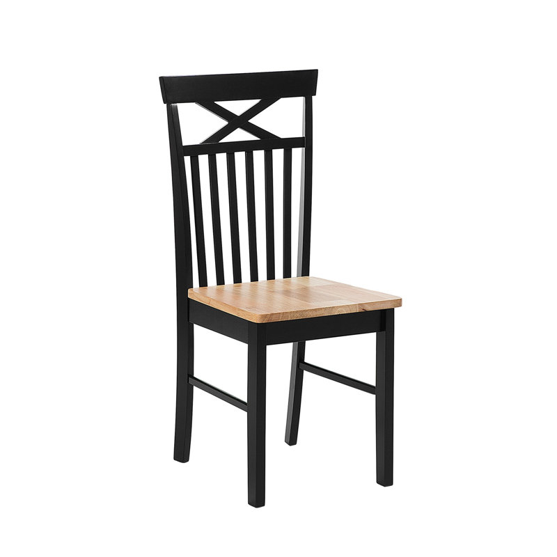 Rabun 42cm H Solid Wood Slat Back Side Chair
