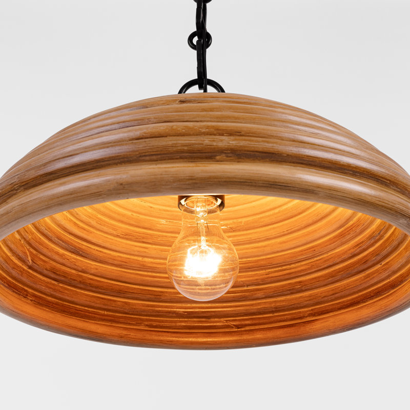 Emerson 1 - Light Pendant by Suzanne Kasler, 20 cm H x 30 cm W, 8.5" H x 15.75" W x 15.75" D, Natural