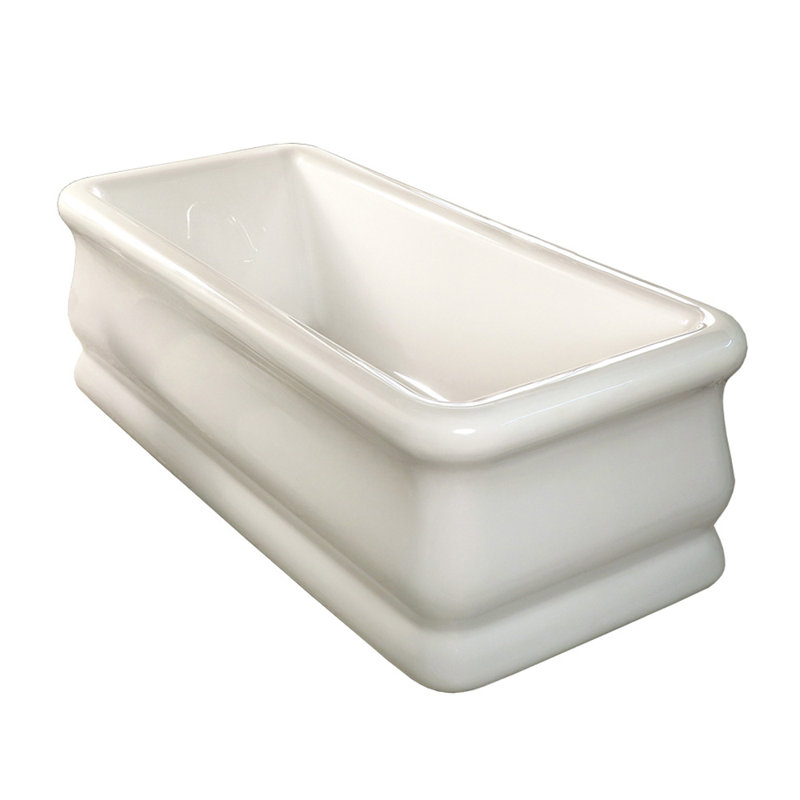 Lirico 70.68'' L Freestanding Soaking Bathtub